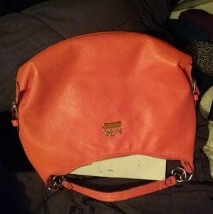 Orange Coach purse